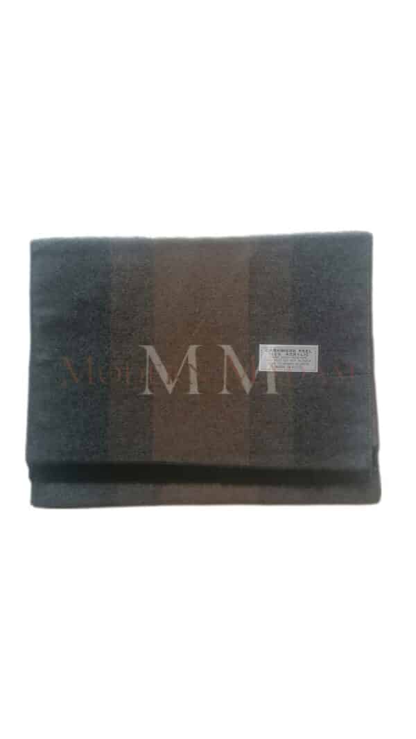 LUXURY CASHMERE FEEL MEN SCARF brown scaled