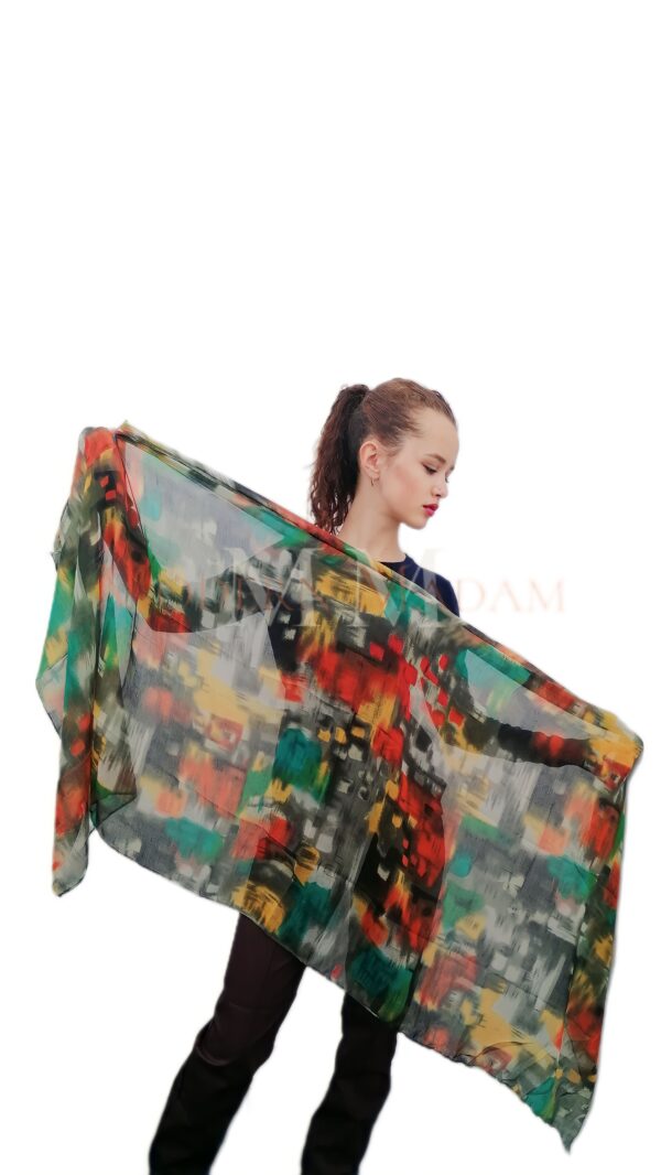Lightweight Colorful Cotton Scarf 4 scaled