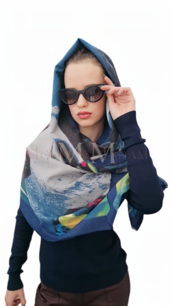 Luxury Flowers Cashmere Scarf 1 scaled