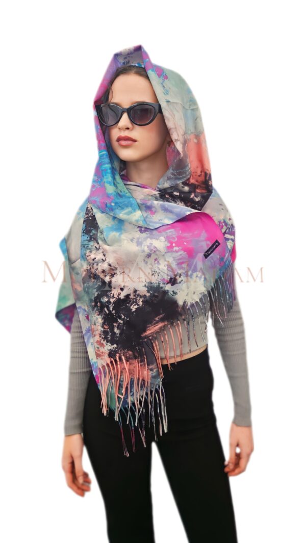 Luxury Multicolour Cashmere Scarf MM 1 scaled