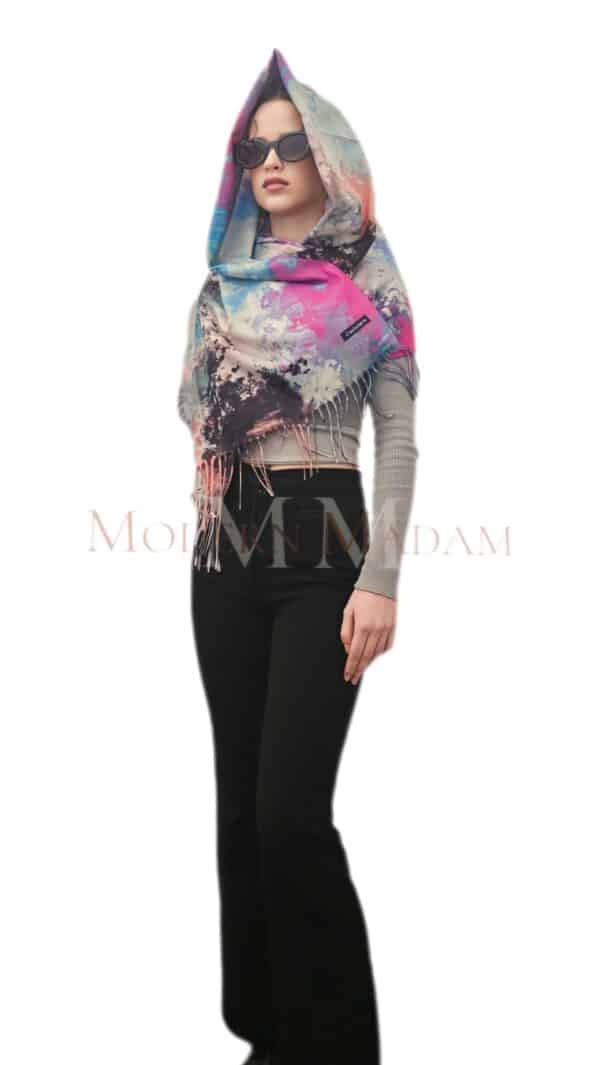Luxury Multicolour Cashmere Scarf MM 3 scaled