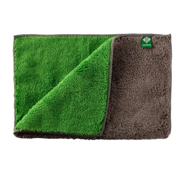 Green Fiber AUTO A5 Car towel for dry cleaning grey green 2
