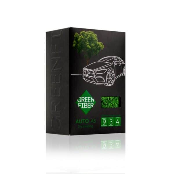 Green Fiber AUTO A5 Car towel for dry cleaning grey green 5