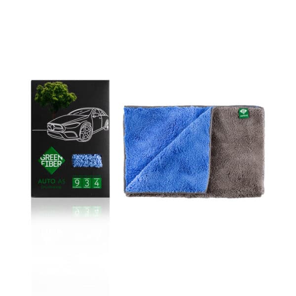 Green Fiber AUTO A5 dry cleaning Car towel for dry cleaning grey blue 1