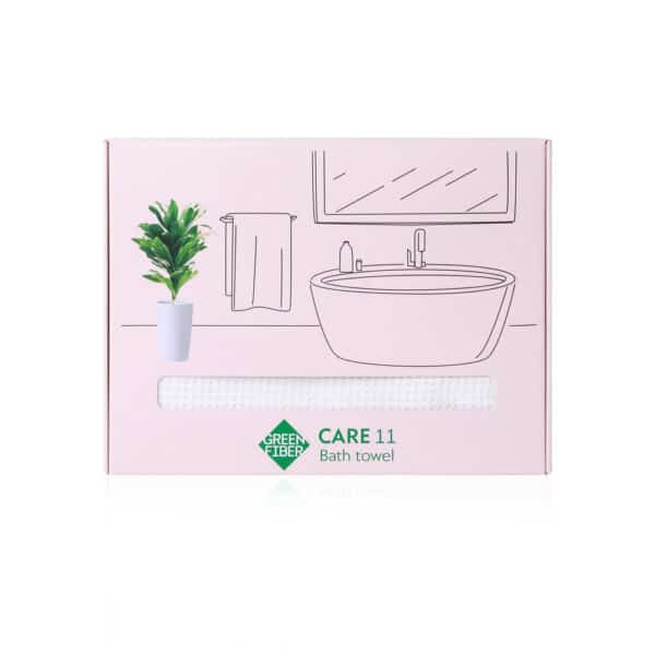 Green Fiber CARE 11 Bath towel waffle milky 1