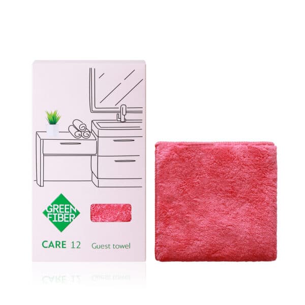 Green Fiber CARE 12 Guest towel coral 1