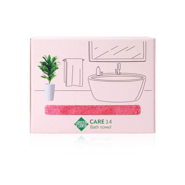 Green Fiber CARE 14 Bath towel coral 1