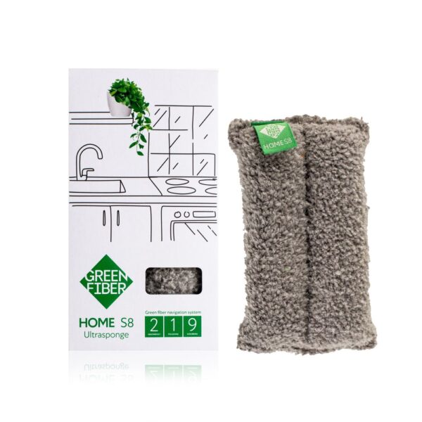 Green Fiber HOME S8 Involver sponge grey 1