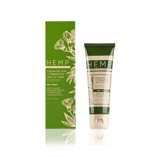 HEMP Cream gel for Combination and Oily Skin with Matte Finish 1