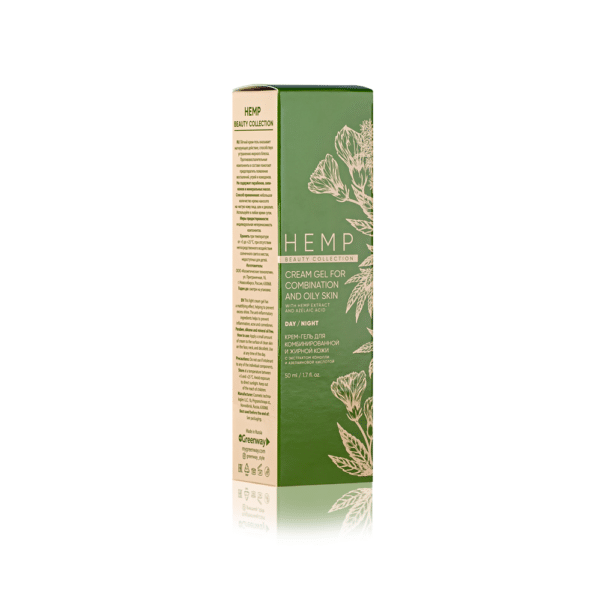 HEMP Cream gel for Combination and Oily Skin with Matte Finish 3