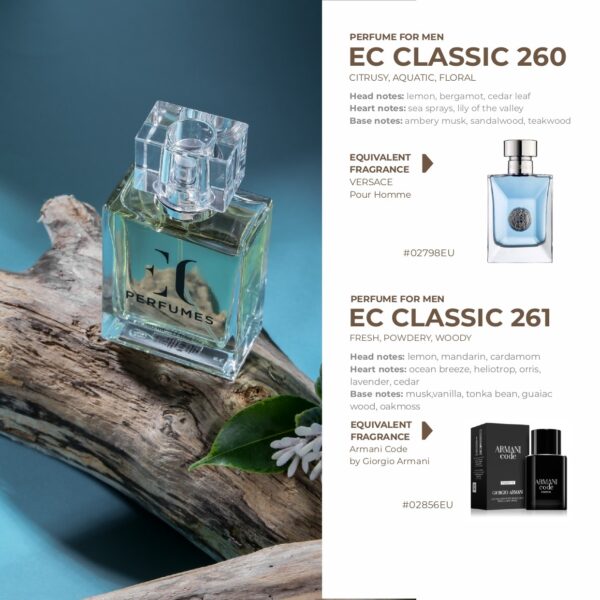 Perfume for MEN EC CLASSIC 260 261
