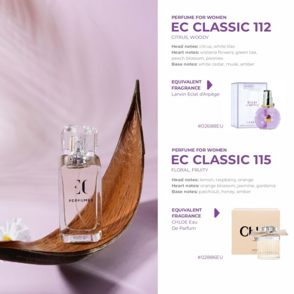 Perfume for WOMEN EC CLASSIC 112 115