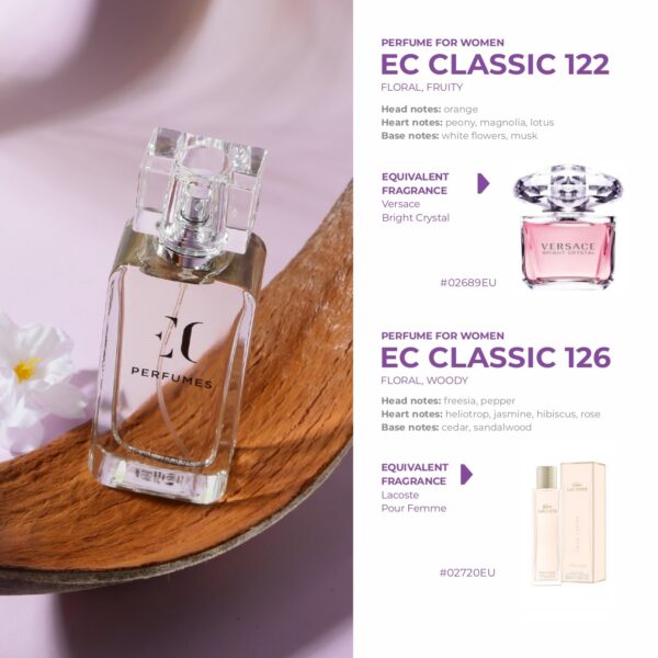 Perfume for WOMEN EC CLASSIC 122 126