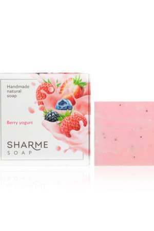 SHARME SOAP Berry Yogurt Natural Solid Handmade Soap 1