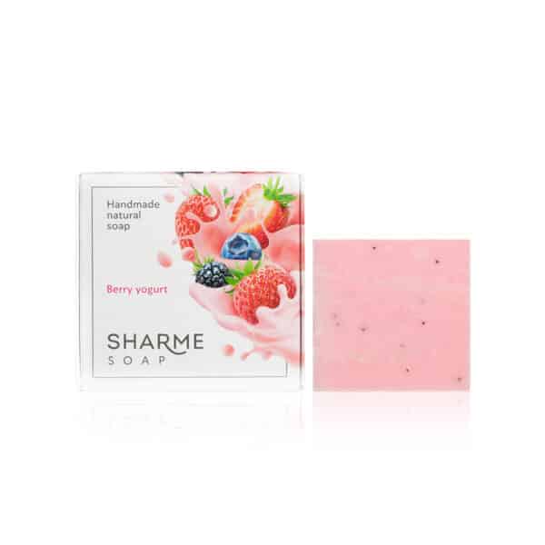 SHARME SOAP Berry Yogurt Natural Solid Handmade Soap 1