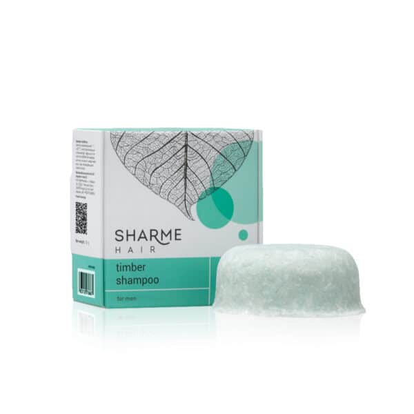 Sharme Hair Timber Natural Solid Shampoo for Men 4