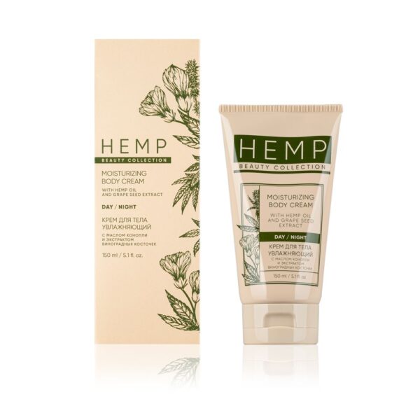 HEMP Moisturizing Body Cream with hemp oil and grape seed extract 150 ml 1