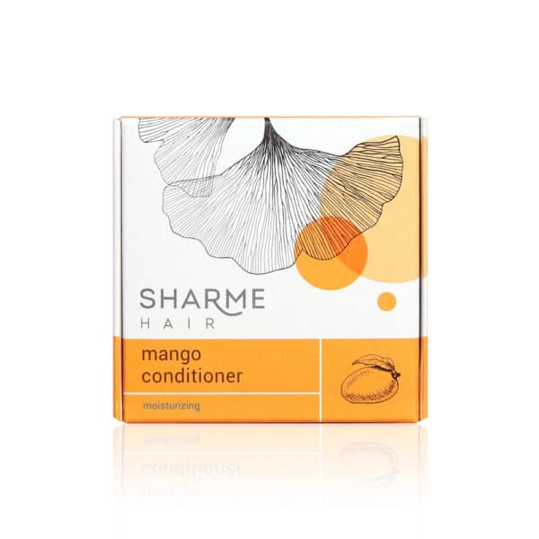 Sharme Hair Mango Natural Solid Conditioner with mango butter moisturizing 45 g 3