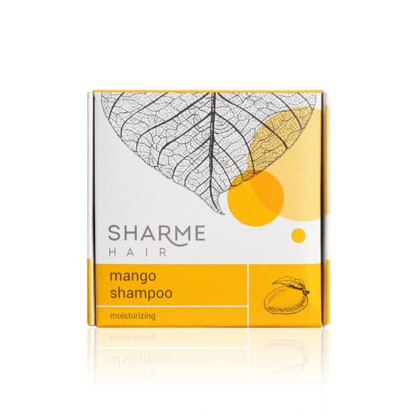 Sharme Hair Mango Natural Solid Shampoo with mango butter moisturizing 50 g 3