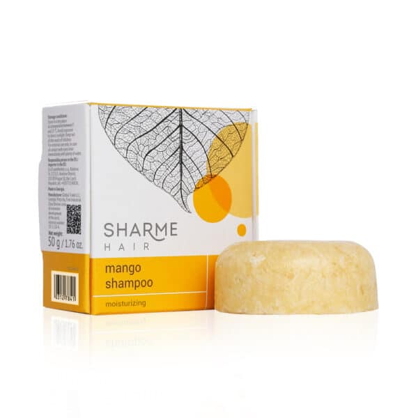 Sharme Hair Mango Natural Solid Shampoo with mango butter moisturizing 50 g 4