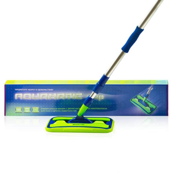 Universal Mop with two AQUAmatic MOP attachments for house cleaning 1