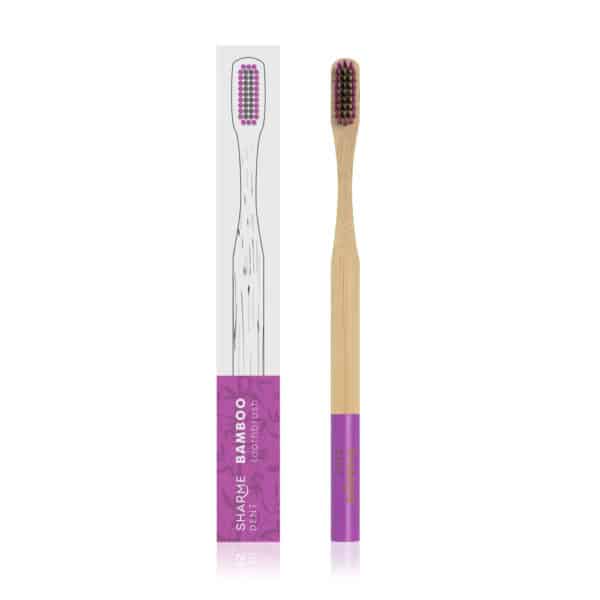 SHARME DENT PINK toothbrush with bamboo charcoal coating soft 1