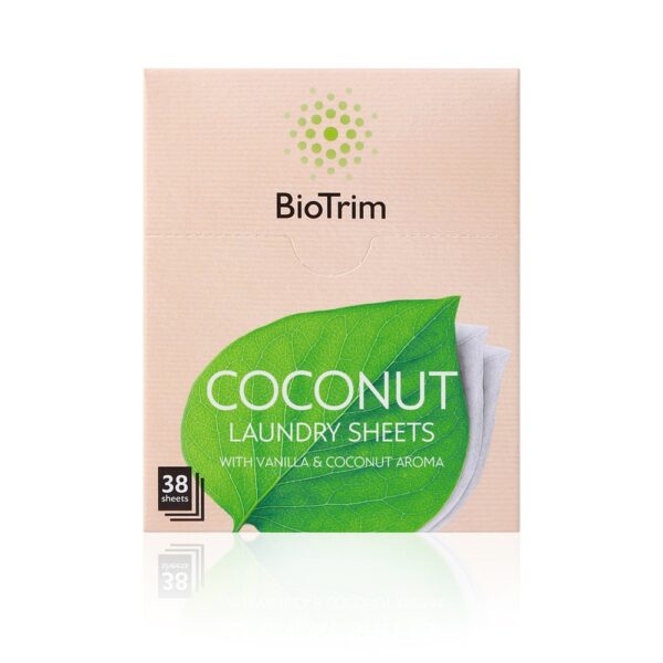 BioTrim COCONUT Laundry sheets for washing delicate fabrics 38 pcs 1