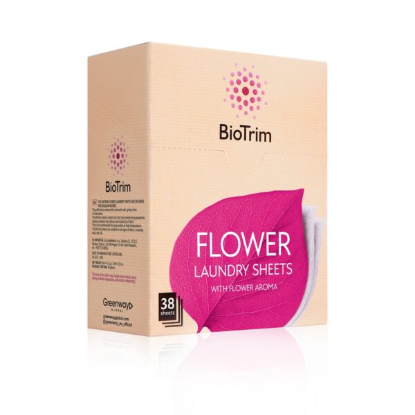 BioTrim FLOWER Laundry detergent sheets for strong stains 38 pcs 2