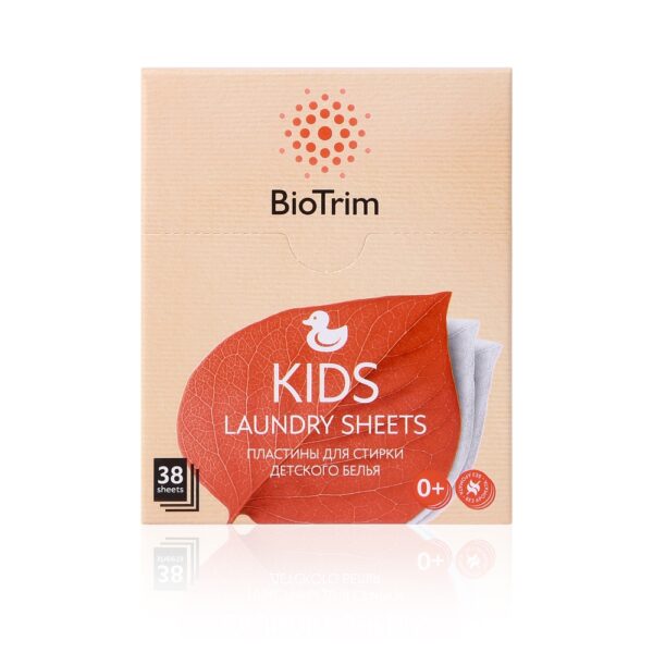 BioTrim KIDS Laundry sheets for childrens clothes 38 pcs 1