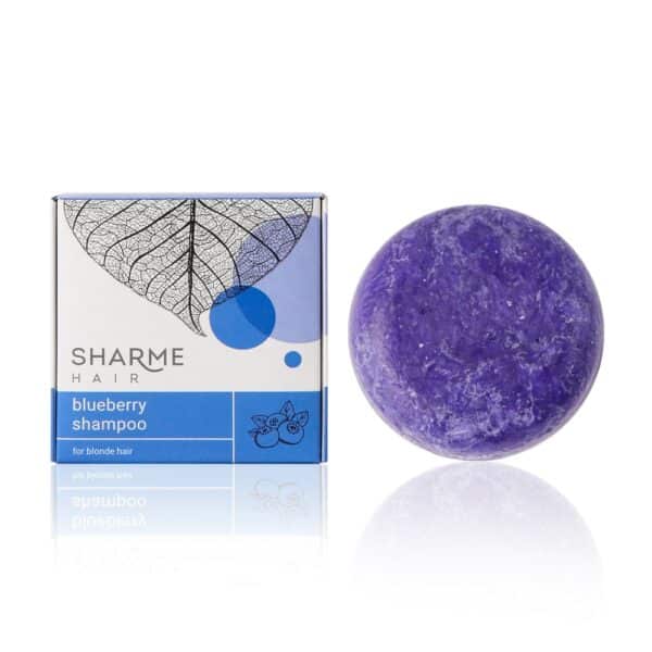 Sharme Hair Blueberry natural solid shampoo with blueberry fragrance for blonde hair 50g 1